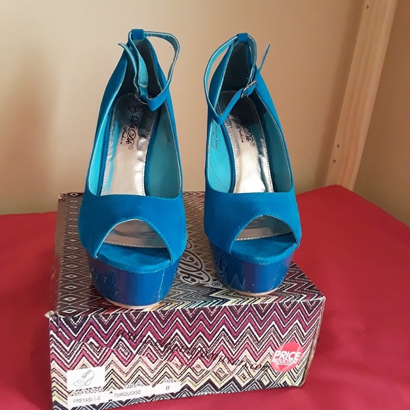 Women's DbDk Heels Suede Gold Size 8 - Picture 7 of 8